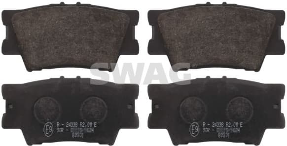 Brake Pad Set, disc brake 81 91 6651