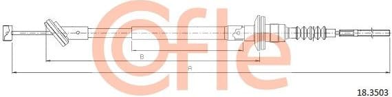 Cable Pull, clutch control 92.18.3503