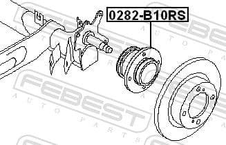 Wheel Hub 0282-B10RS - image 2