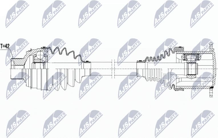 Drive Shaft NPW-AU-053