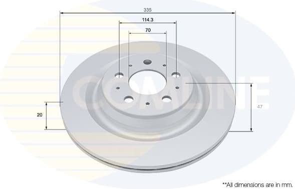 Brake Disc COATED ADC5115V