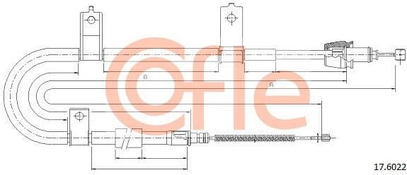 Cable Pull, parking brake 92.17.6022