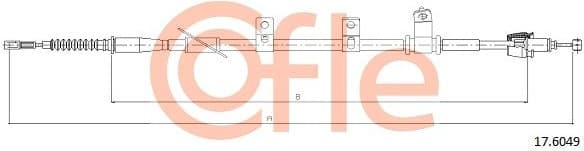Cable Pull, parking brake 92.17.6049