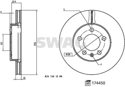 Brake Disc 33 10 6352