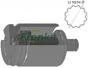 Piston, brake caliper K385202T