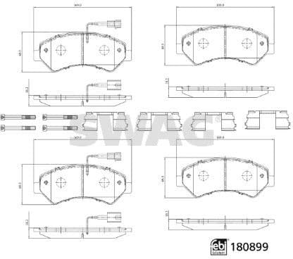 Brake Pad Set, disc brake 33 10 7998