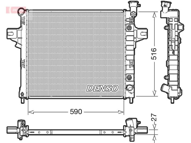 Radiator, engine cooling DRM06031