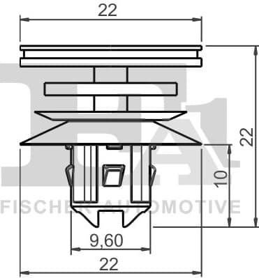 Clip, trim/protection strip 11-40008.10