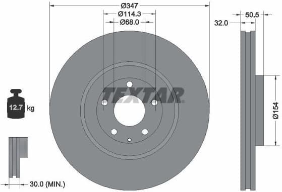 Brake Disc PRO 92348903