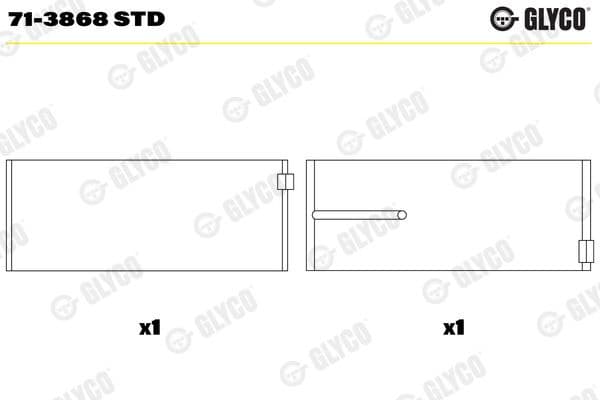 Connecting Rod Bearing 71-3868 STD
