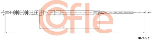 Cable Pull, parking brake 92.10.9023