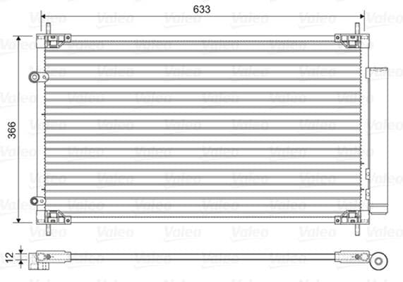 Condenser, air conditioning 822604