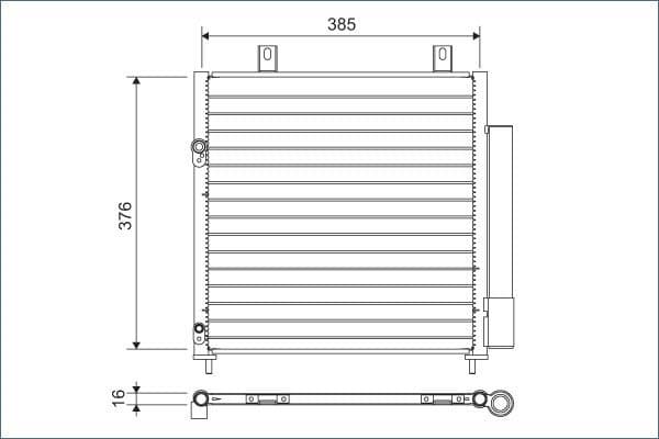 Condenser, air conditioning 822600