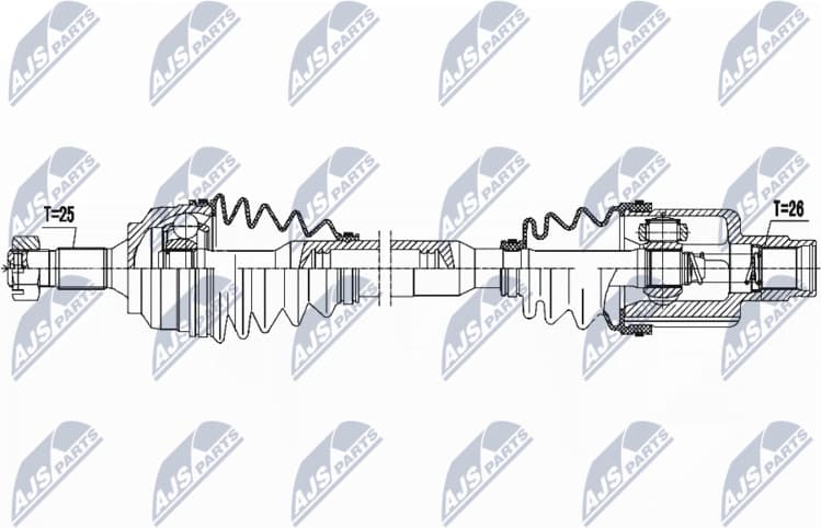 Drive Shaft NPW-PE-043