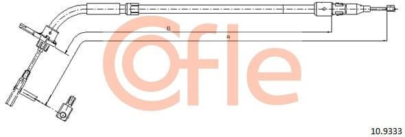 Cable Pull, parking brake 92.10.9333