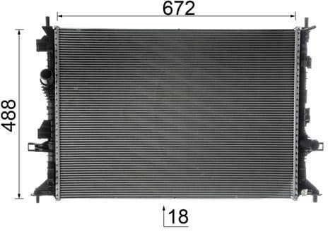 Radiator, engine cooling BEHR *** PREMIUM LINE *** CR 1724 000P - image 10