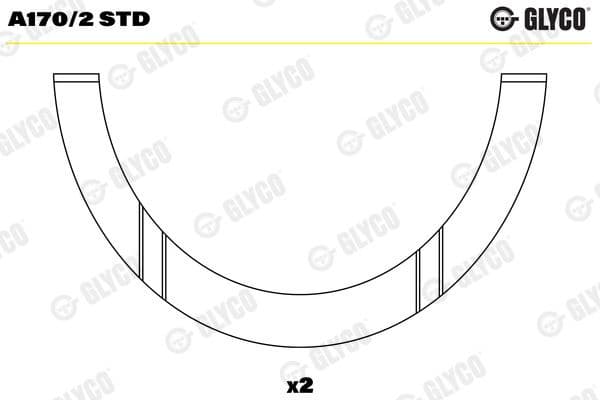 Spacer, crankshaft A170/2 STD