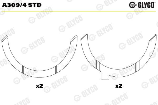 Spacer, crankshaft A309/4 STD