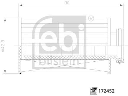 Urea Filter febi Plus 172452 - image 2