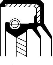 Shaft Seal, differential 49495024