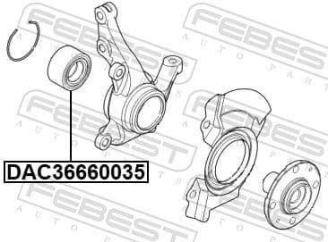 Wheel Bearing DAC36660035 - image 2