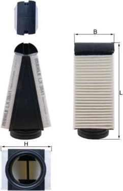 Filter air LX3841