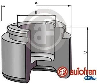 Piston, brake caliper D025826