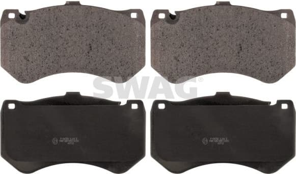 Brake Pad Set, disc brake 10 11 6143