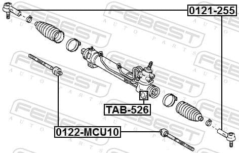 Mounting, steering gear TAB-526 - image 2