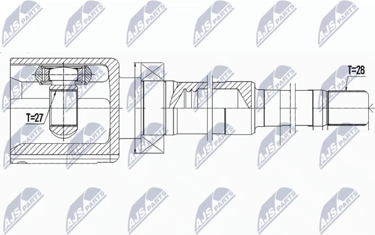 Joint Kit, drive shaft NPW-VV-089