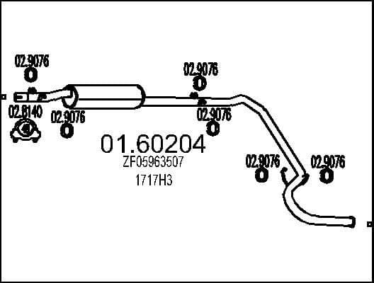 Rear Muffler 01.60204