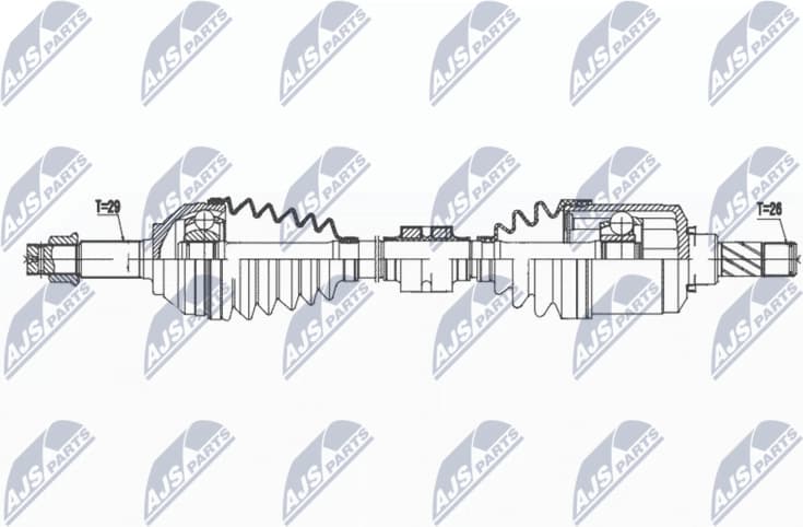 Drive Shaft NPW-NS-168