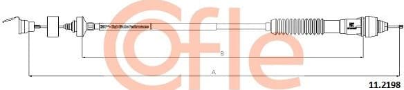 Cable Pull, clutch control 92.11.2198