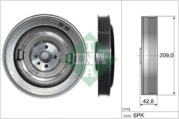 Belt Pulley, crankshaft 544 0514 10