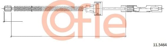 Cable Pull, parking brake 92.11.5464