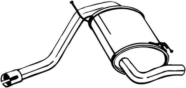 Rear Muffler 200-219