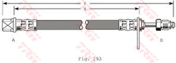 Brake hose front PU21.162 - image 2