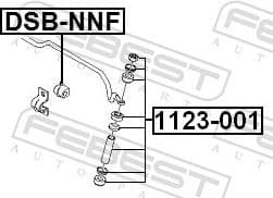 Mounting, stabiliser bar DSB-NNF - image 2