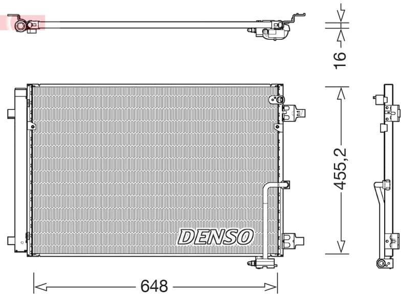 Condenser, air conditioning DCN02045