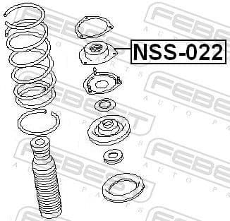Suspension Strut Support Mount NSS-022 - image 2