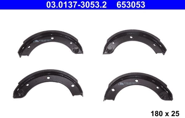 Brake Shoe Set, parking brake 03.0137-3053.2 - image 2