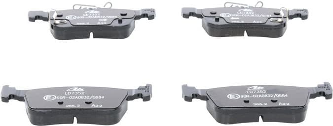Brake Pad Set, disc brake ATE Ceramic 13.0470-7352.2 - image 2