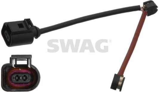 Warning Contact, brake pad wear 30 93 4496