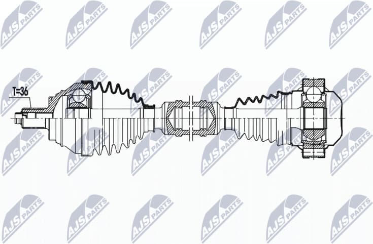 Drive Shaft NPW-VW-193