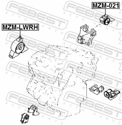 Mounting, engine MZM-LWRH - image 2