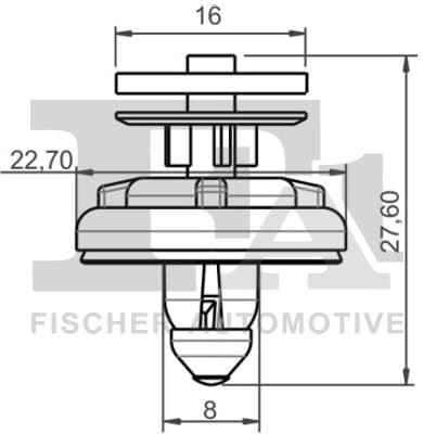 Clip, trim/protection strip 11-40023.10 - image 2