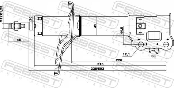 Shock Absorber 12666483FR - image 2
