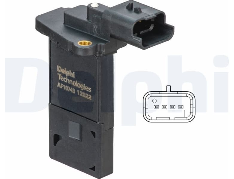 Mass Air Flow Sensor AF10743-12B1