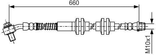 Brake Hose 1 987 481 A48