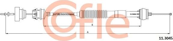Cable Pull, clutch control 92.11.3045